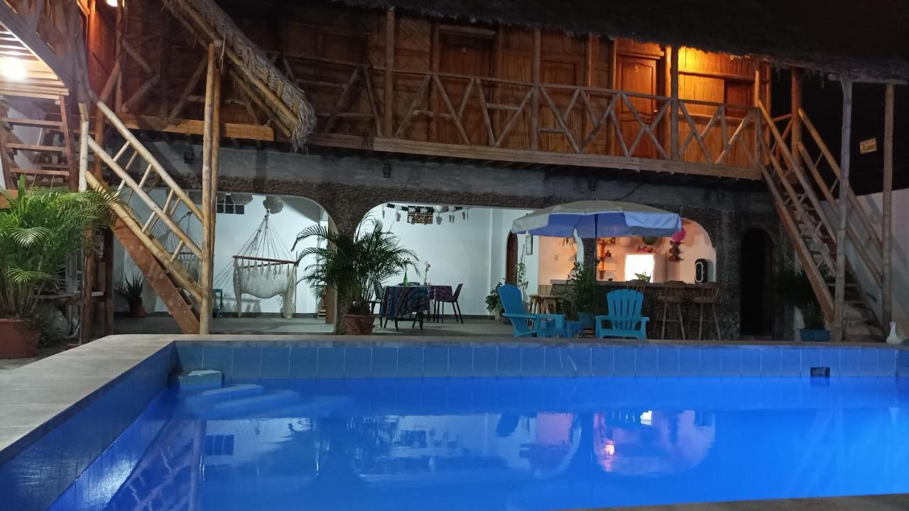 Hostal Villa Brisa Ballenita Bagian luar foto